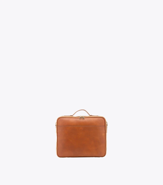 Vintage Leather Duffle Bag for Men Travel
