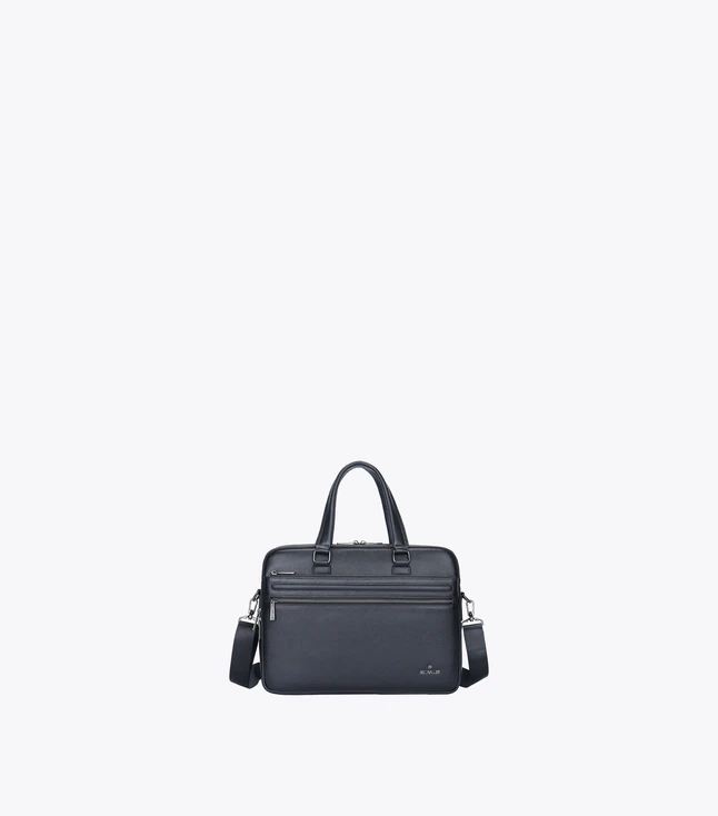 Minimalist Leather Briefcase for Office Commute