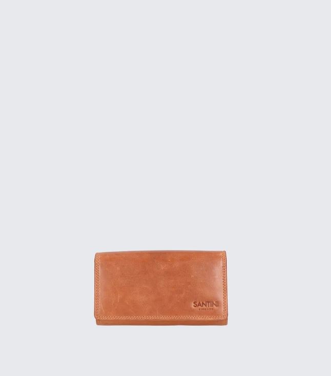 Vintage Leather Wallet for Women with Coin Pocket for Daily Use
