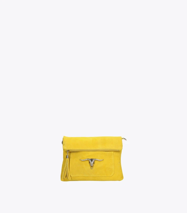 Minimalist Leather Bucket Bag with Drawstring Closure for Women

