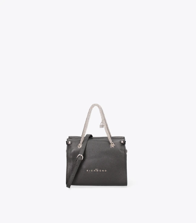 Minimalist Leather Shoulder Bag for Women with Inner Pockets and Adjustable Strap
