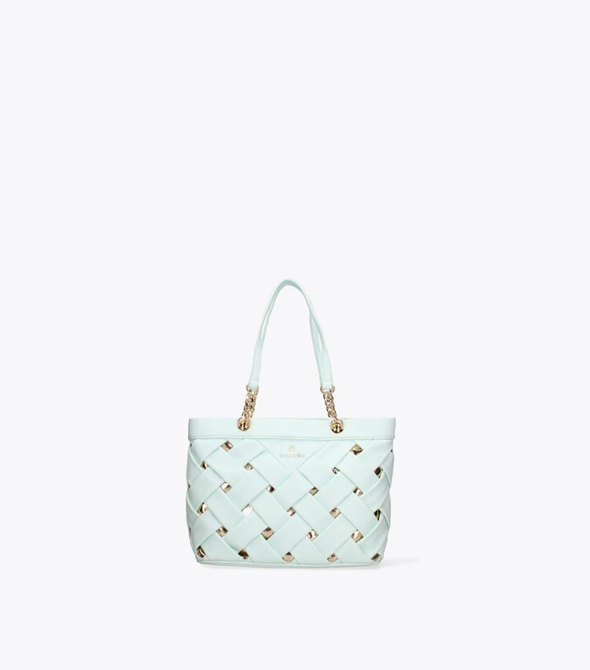 Elegant Fabric Shoulder Bag for Women with Chain Handle and Multiple Pockets for Daily Use
