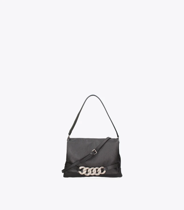 Minimalist Leather Women's Satchel with Shoulder Strap for Daily Use
