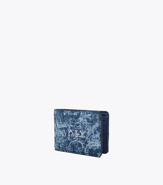 Denim Fabric Slim Wallet Card Holder for Everyday Use