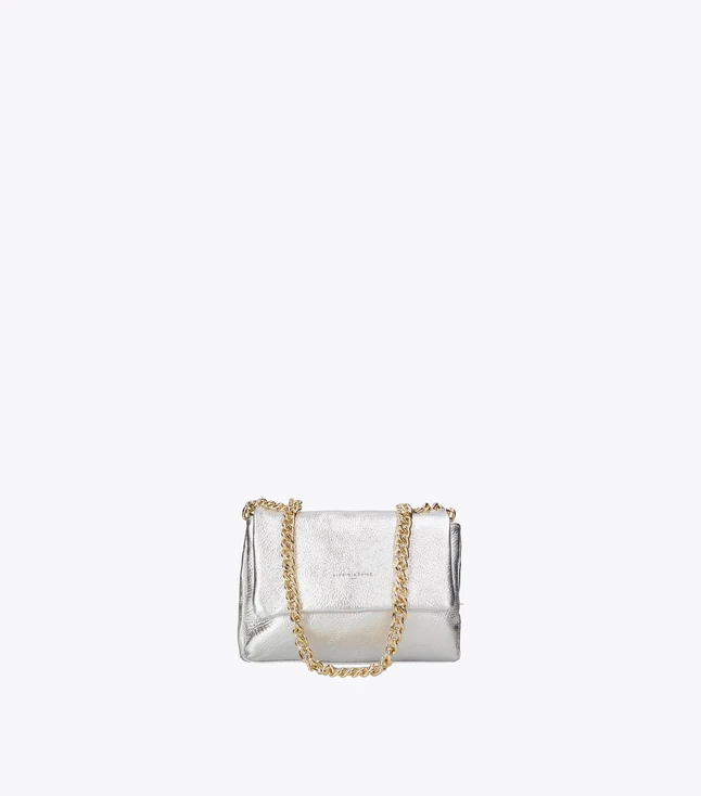 Elegant Leather Crossbody Bag for Women with Twist Lock Closure and Inner Pockets
