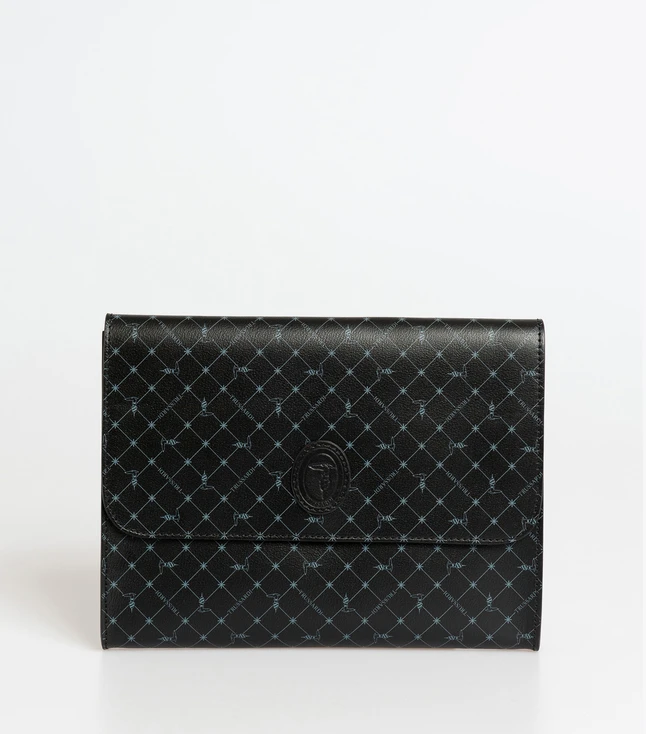 Monogram Pattern Leather Wallet Clutch for Daily Essentials And Travel
