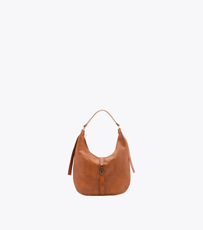 Minimalist Leather Tote Bag with Interior Pockets for Women
