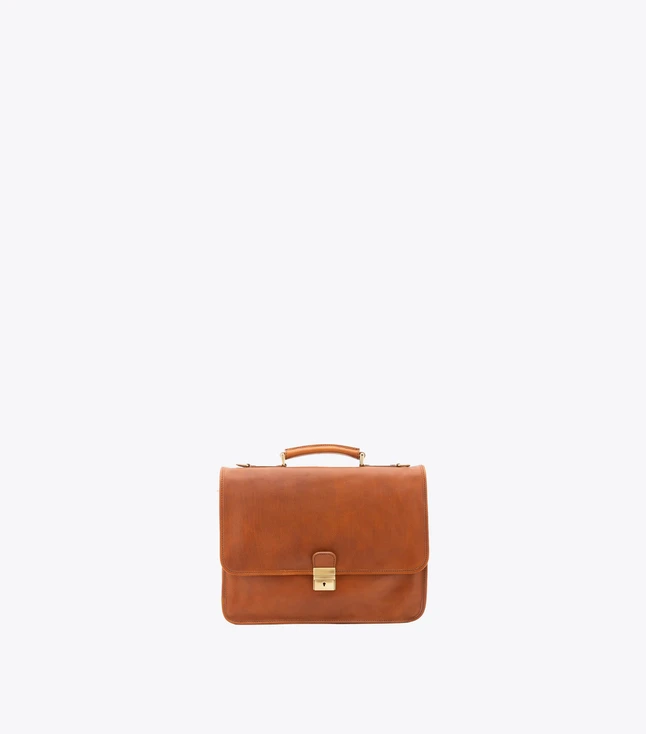 Vintage Leather Duffle Bag for Travel with Detachable Shoulder Strap
