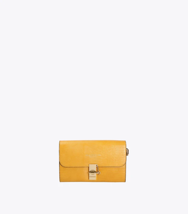 Vintage Leather Clutch Bag with Chain for Women, Casual Night Out
