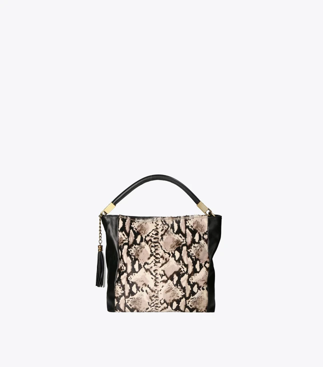 Stylish Italian Leather Shoulder Bag with Zipper Closure for Women, Casual Daily Use
