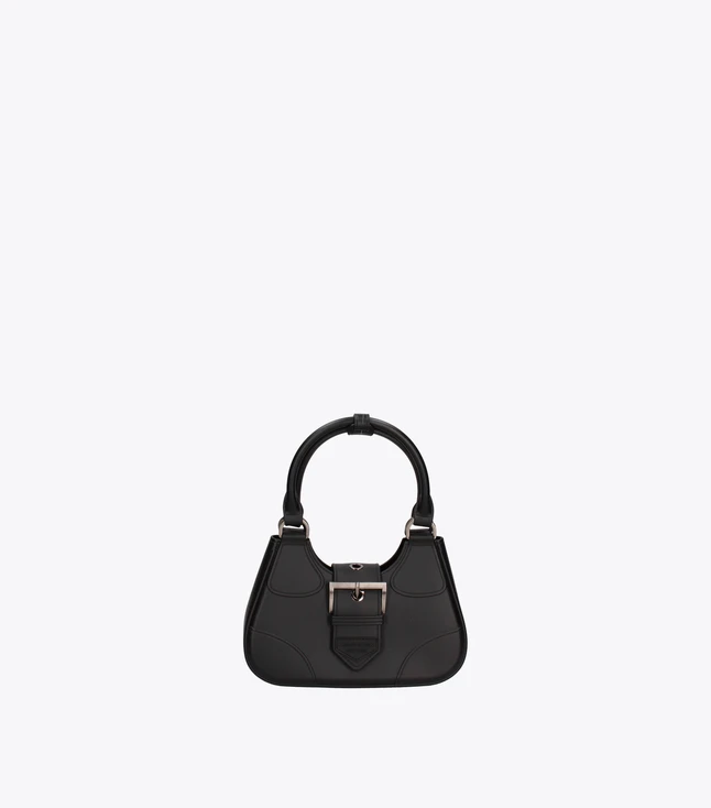 Stylish Italian Leather Crossbody Bag for Women with Magnetic Button Closure

