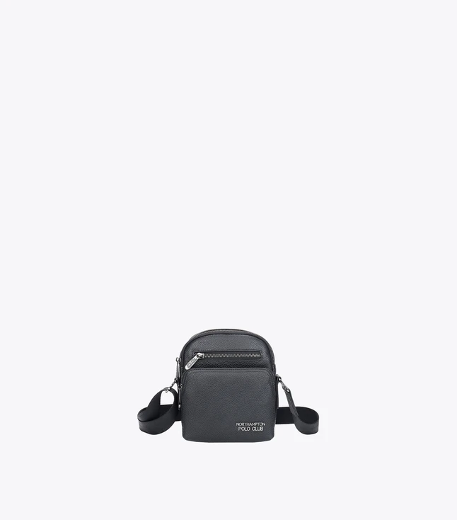 Minimalist Polyester Crossbody Bag for Women with Adjustable Leather Strap for Daily Use
