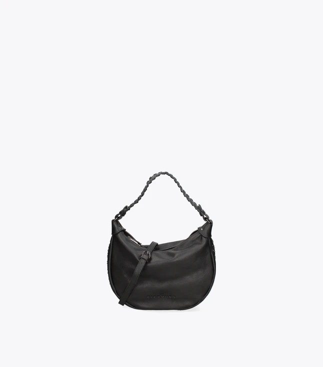 Minimalist Fabric Shoulder Bag with Chain Handle for Women
