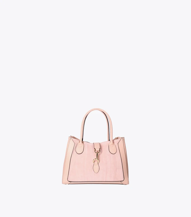 Stylish Italian Leather Handbag with Zipper Closure, Adjustable and Removable Shoulder Strap, Women’s Daily Use
