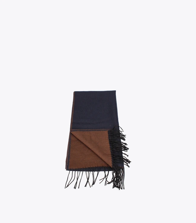 Elegant Wool Scarf with Fringes for Women Accessories
