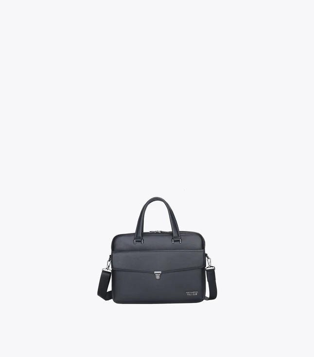 Stylish Italian Leather Briefcase for Men with Multiple Pockets for Work
