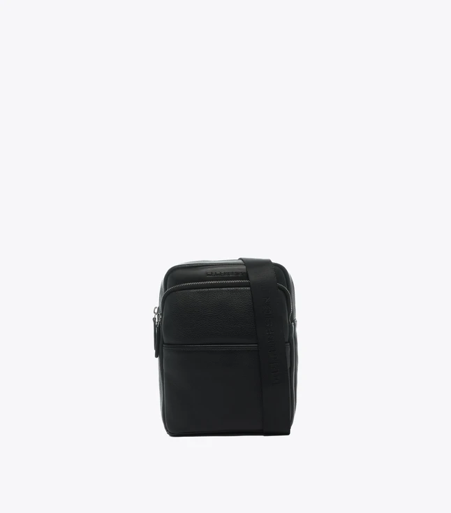 Minimalist Leather Backpack for Men with Multiple Pockets for Daily Use
