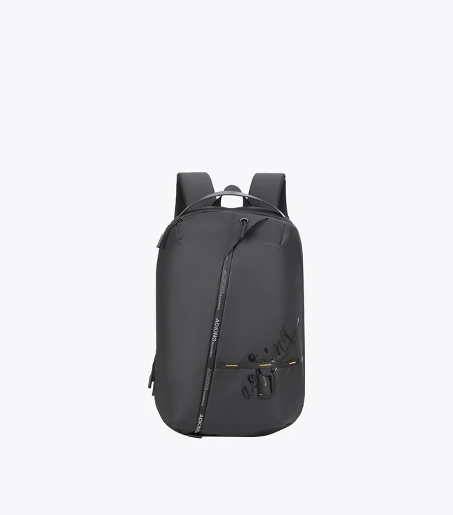 Casual Fabric Backpack for Men with Multiple Pockets and Adjustable Shoulder Strap
