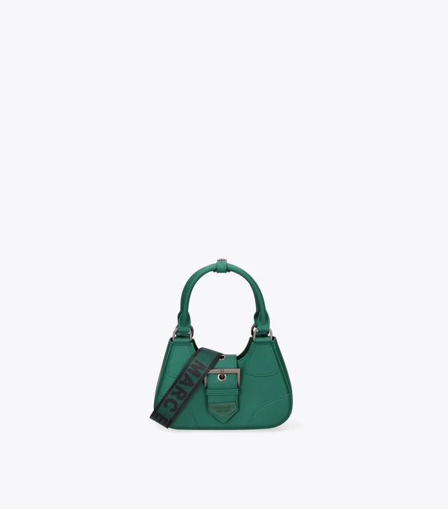 Minimalist PVC Shoulder Bag for Women with Removable Strap
