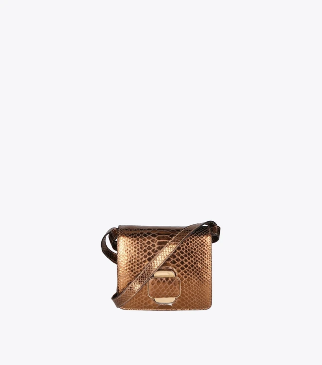 Elegant Leather Crossbody Bag for Women with Removable Shoulder Strap
