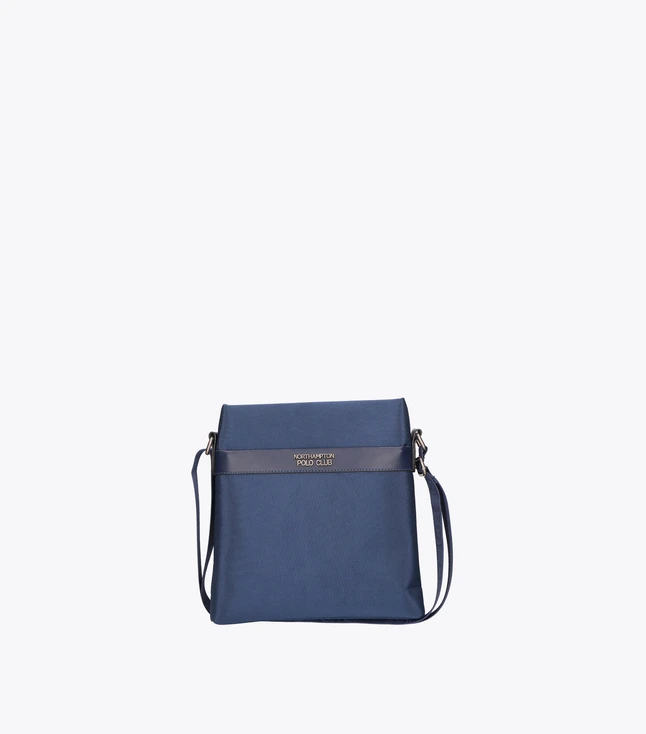 Vintage Fabric and Vegan Leather Shoulder Bag for Men Everyday
