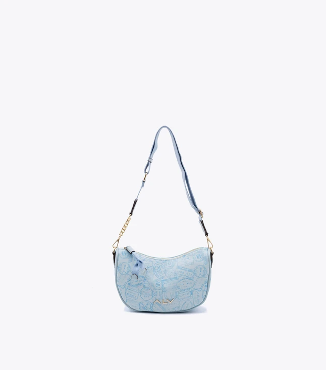 Stylish Nylon Crossbody Bag for Women with Snap and Button Closure
