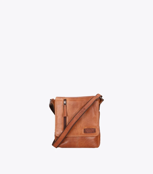 Casual Leather Crossbody Bag for Men
