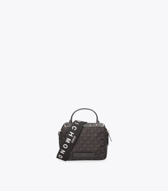 Stylish Fabric Backpack for Women with Chain Handle and Multiple Pockets for Daily Use
