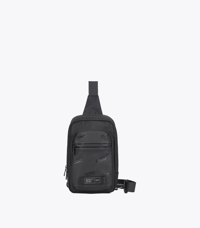 Stylish Nylon Backpack for Men with Multiple Compartments and External Pockets for Travel

