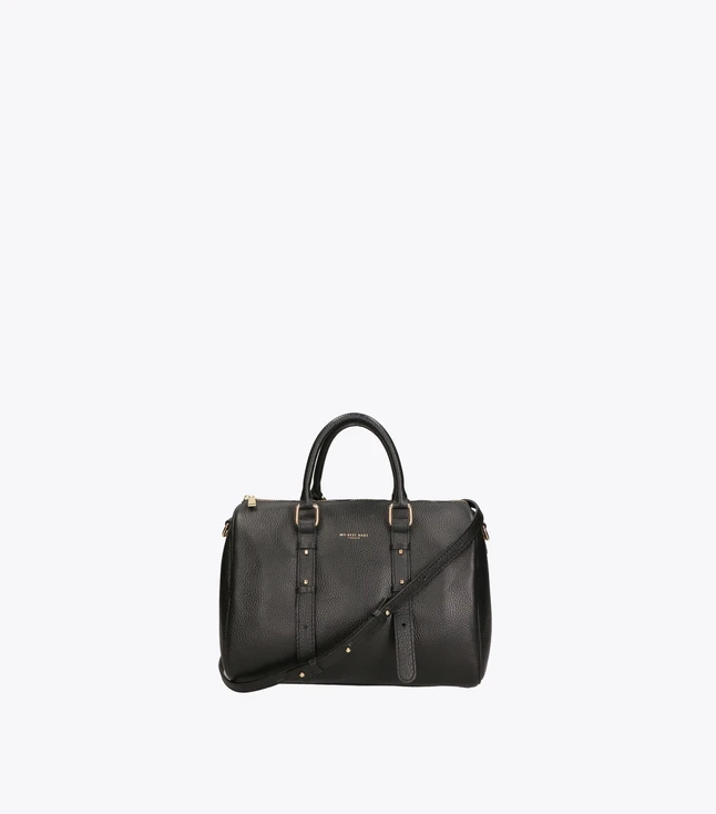 Minimalist Leather Crossbody Bag with Chain Handle for Women
