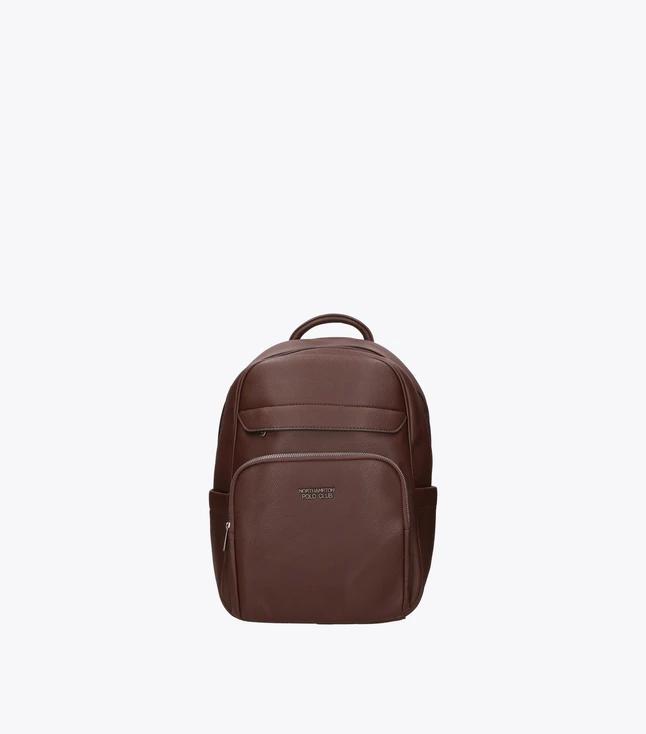 Minimalist Vegan Leather Backpack for Men Daily

