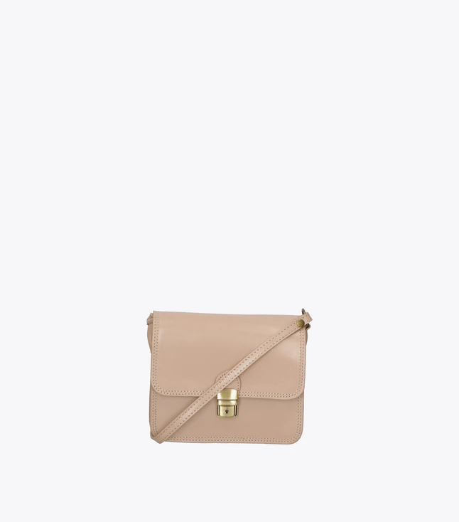 Vintage Leather Crossbody Bag for Women with Adjustable Strap
