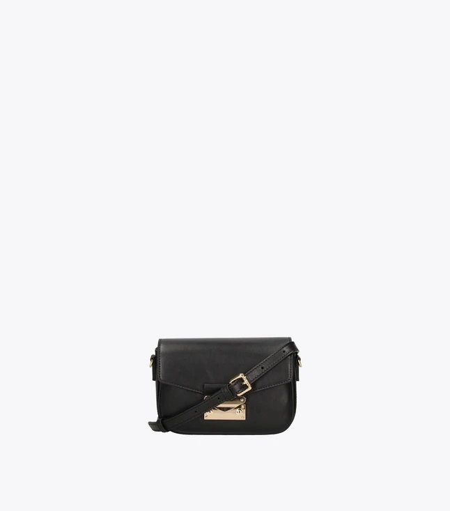 Minimalist Fabric Crossbody Bag for Women with Adjustable Leather Strap for Daily Use
