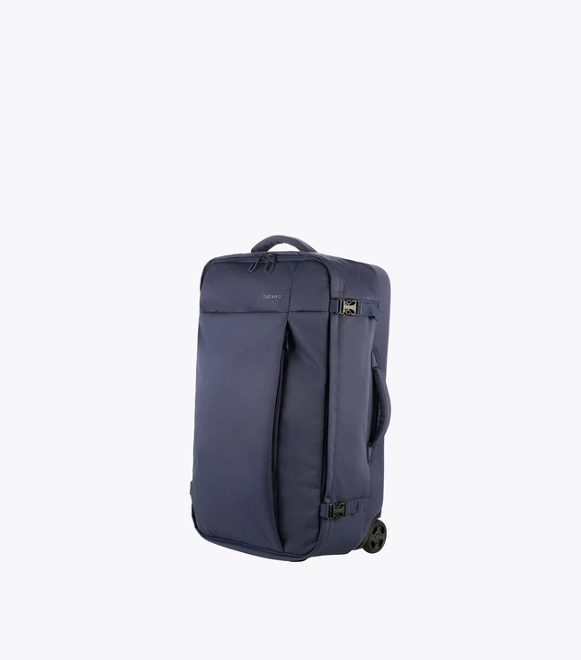 Stylish Polycarbonate Unisex Travel Suitcase with Inner Pockets
