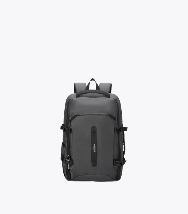 Minimalist Nylon Briefcase for Men with Multiple Pockets for Work
