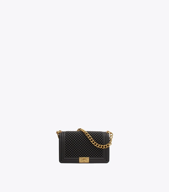 Minimalist Fabric Shoulder Bag for Women with Magnetic Button Closure
