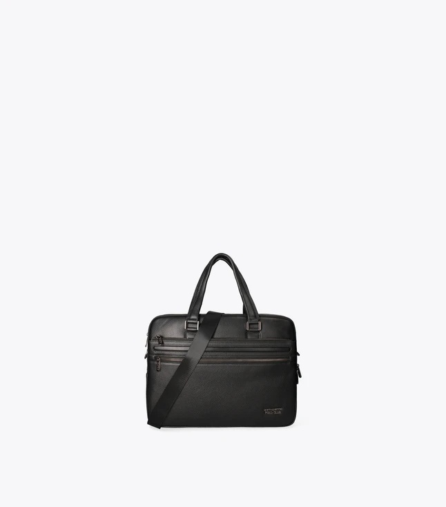 Minimalist Leather Shoulder Bag for Women with Chain Strap and Multiple Pockets
