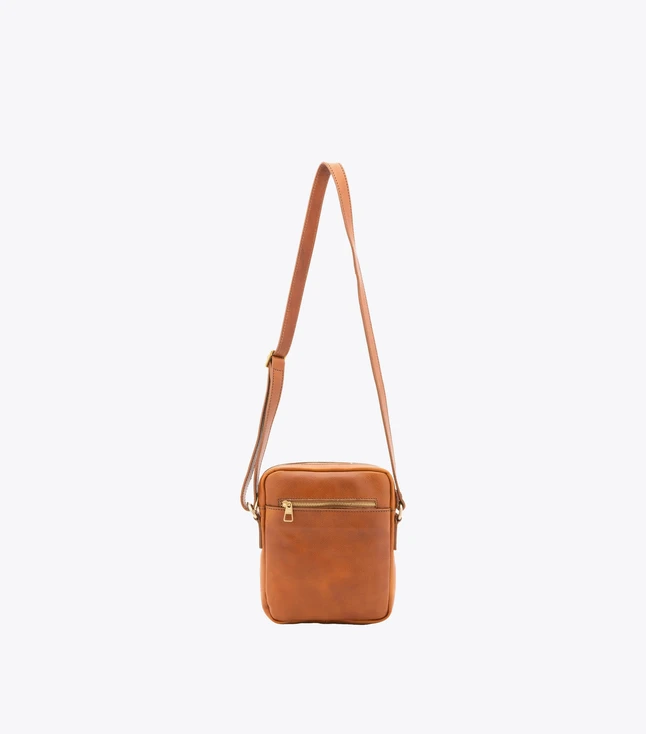 Vintage Leather Duffle Bag for Men Travel
