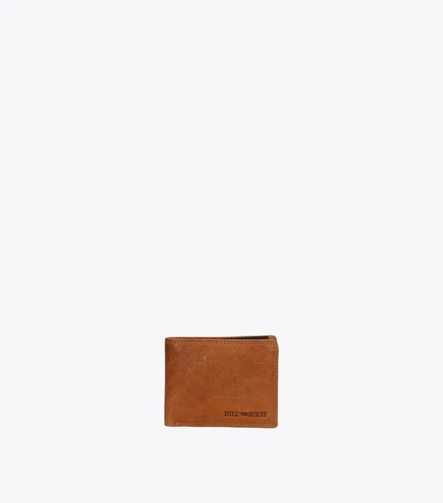 Minimalist Leather Wallet for Men with Zip Closure and Inner Card Holders for Daily Use
