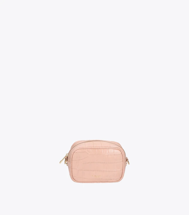 Stylish Italian Leather Crossbody Bag for Women with Removable Shoulder Strap
