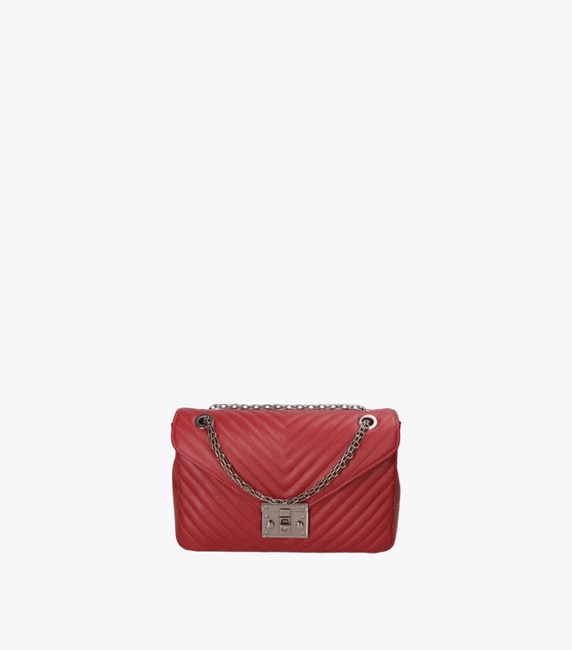 Stylish Italian Leather Tote Bag with Crocodile Print for Women, Casual and Daily Use
