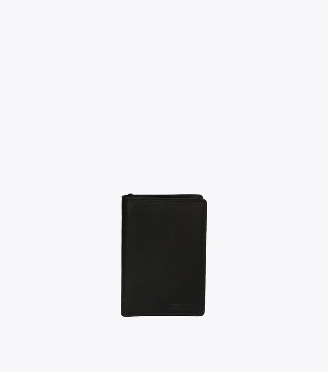 Minimalist Leather Wallet for Men with Card and Banknote Holders
