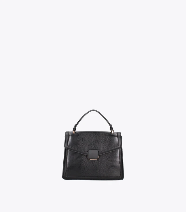 Elegant Leather Shoulder Bag with Zip Closure and Multiple Interior Pockets for Women
