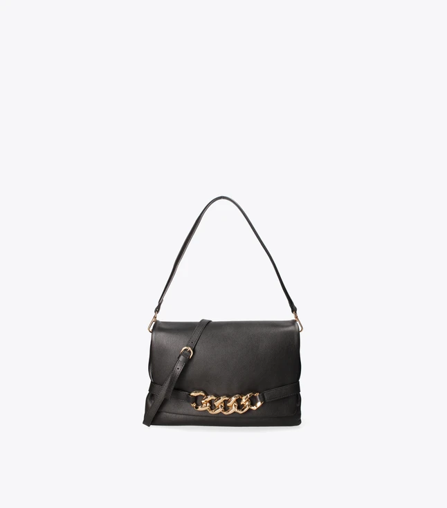 Stylish Italian Leather Handbag with Multiple Pockets for Women
