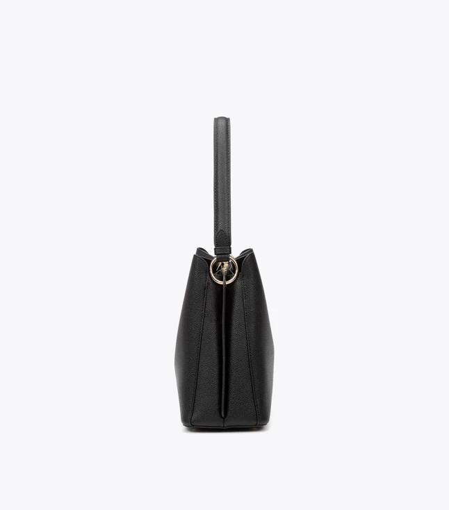 Minimalist Faux Leather Handbag for Women with Walker Closure and Multiple Pockets for Daily Use
