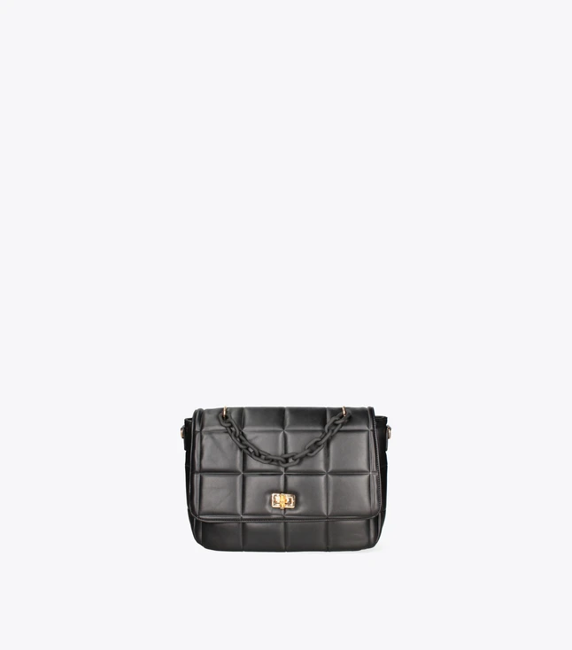 Stylish Eco-Leather Shoulder Bag for Women with Multiple Pockets and Adjustable Strap
