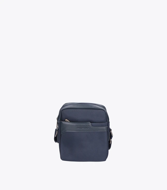 Casual Vegan Leather Shoulder Bag for Men
