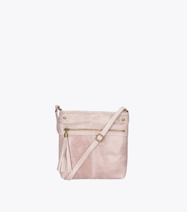 Casual Leather Crossbody Bag for Women with External Pockets
