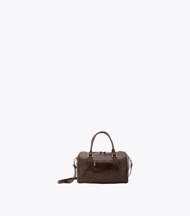 Minimalist Leather Crossbody Bag for Women with Multiple Pockets and Adjustable Strap
