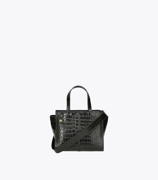 Stylish Italian Leather Croco Pattern Tote for Women
